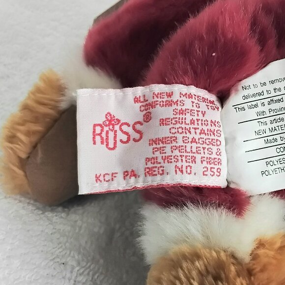 3/$30 Kris Teddy Bear Measuring 5" Sitting Bears From the Past by Russ Berrie!! - Picture 5 of 6